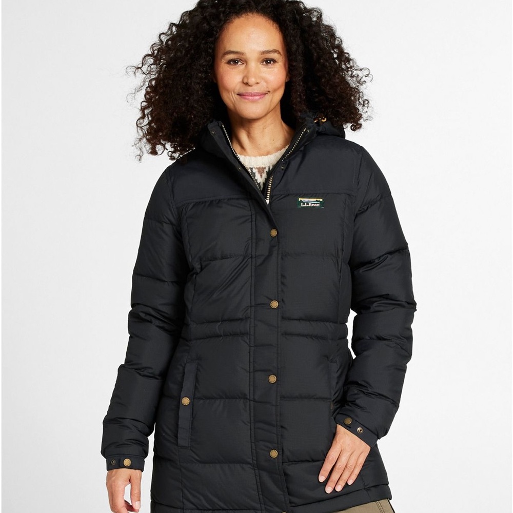 L.L. Bean Women's Black Puffer Coat